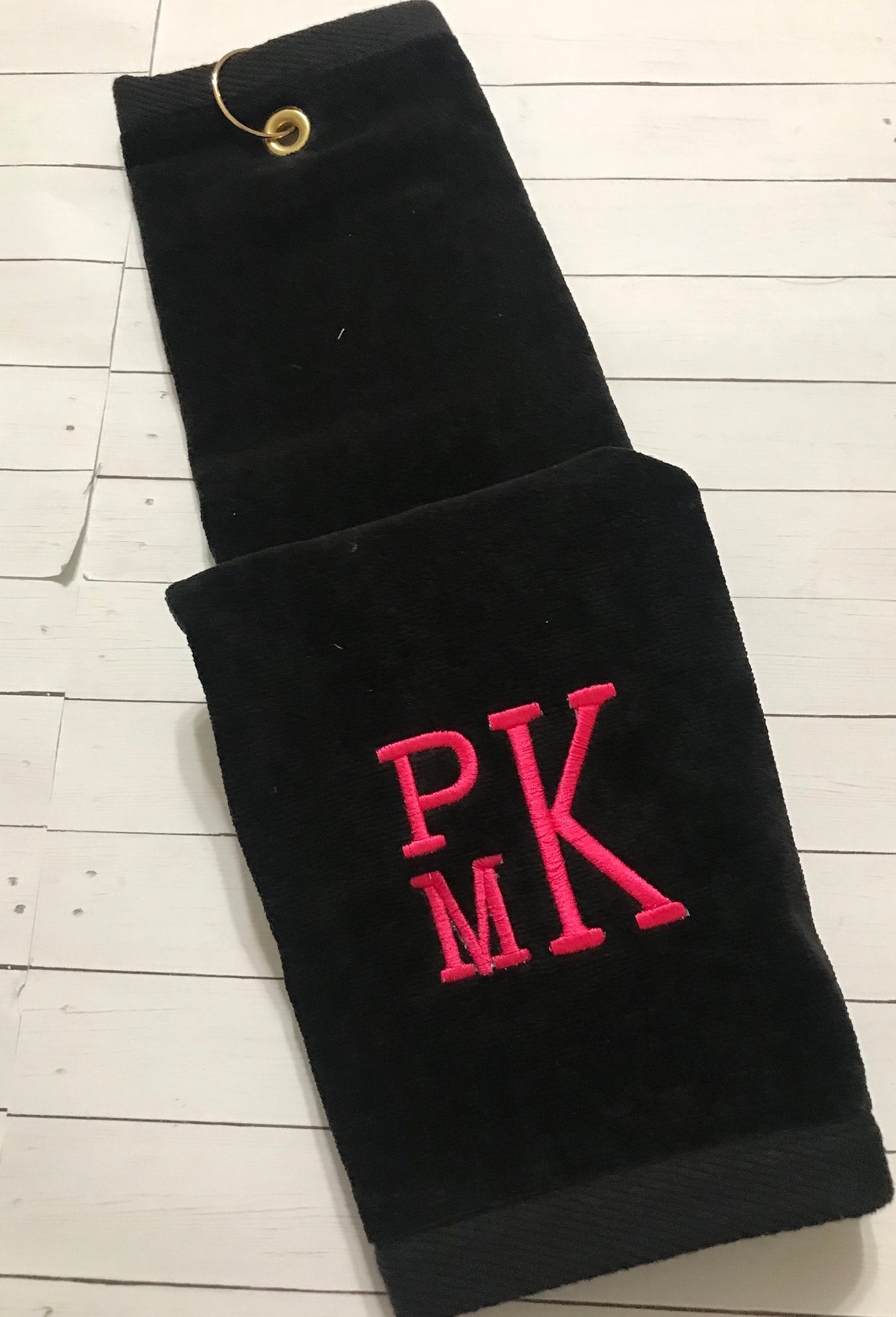 Personalized Golf Towel: Monogrammed Terry Velour Golf Gift
