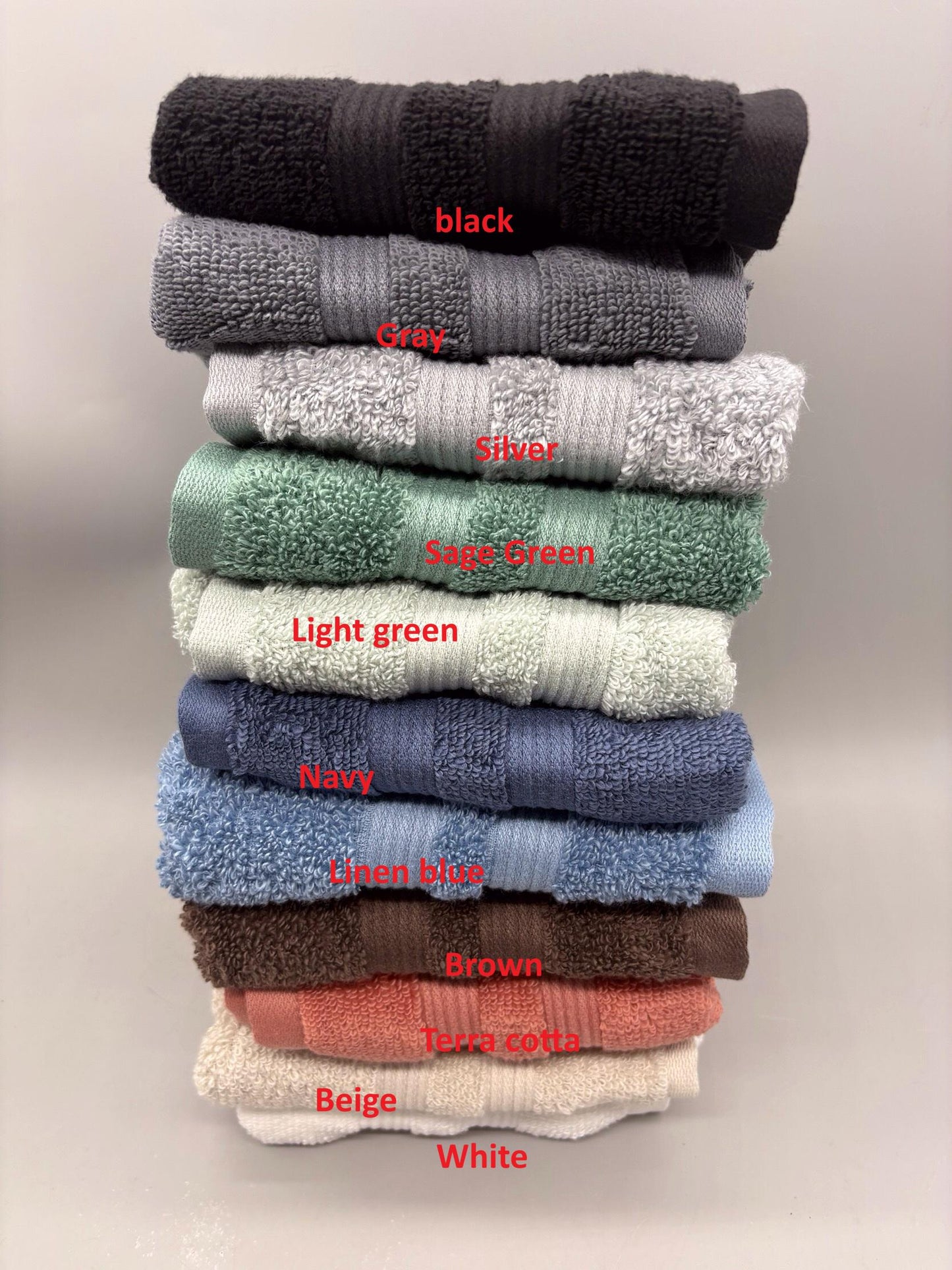 Embroidered Elephant BathTowel: Personalized Kids Bath Towel