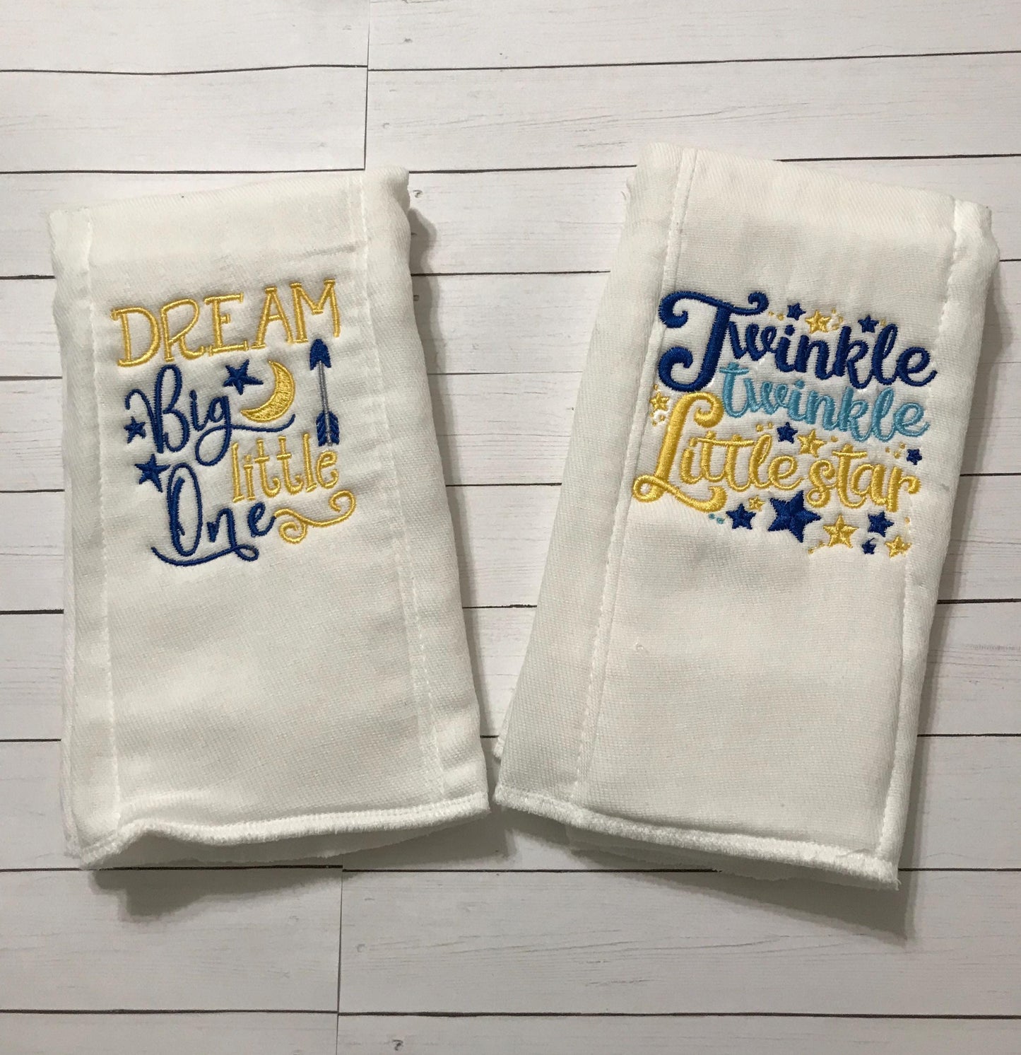 Burp cloth-Twinkle Twinkle Little Star burp Cloth-Boys Burp Cloth-Burp Rag-Embroidered Burp Rag-Baby Shower Gifts-Gift for Baby, Feeding