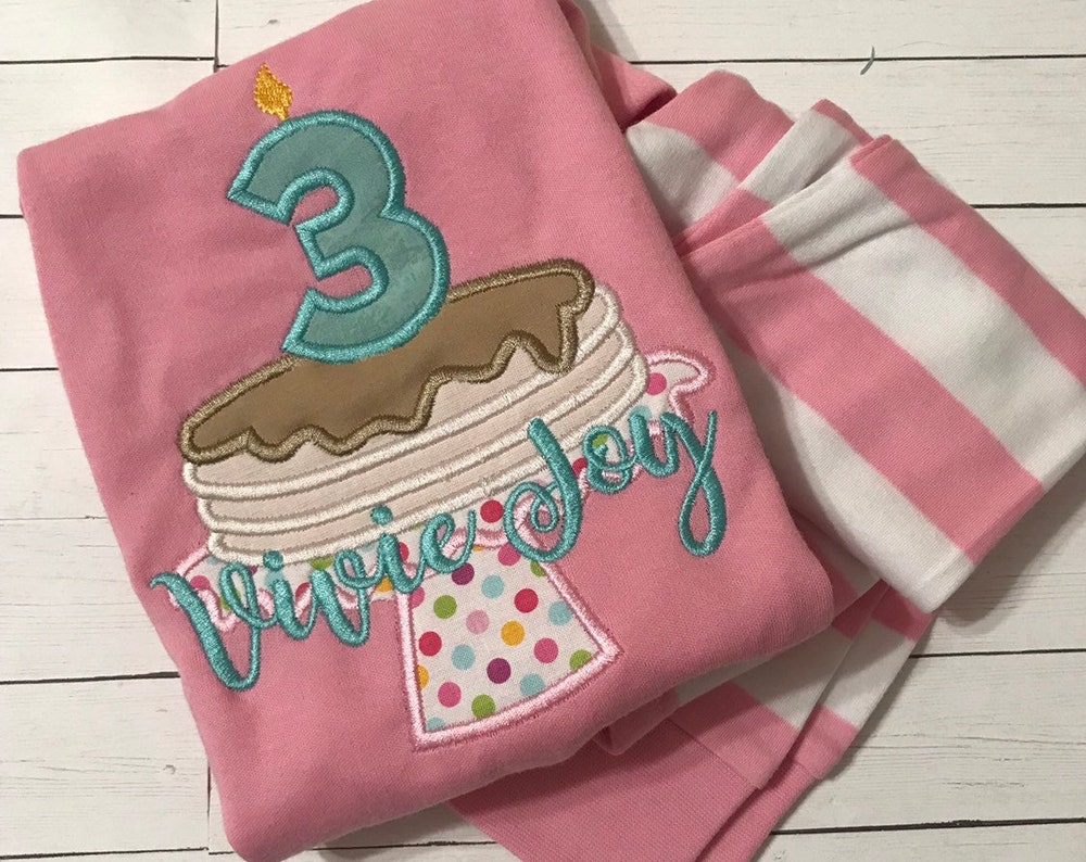 Personalized Pancake Birthday Pajamas